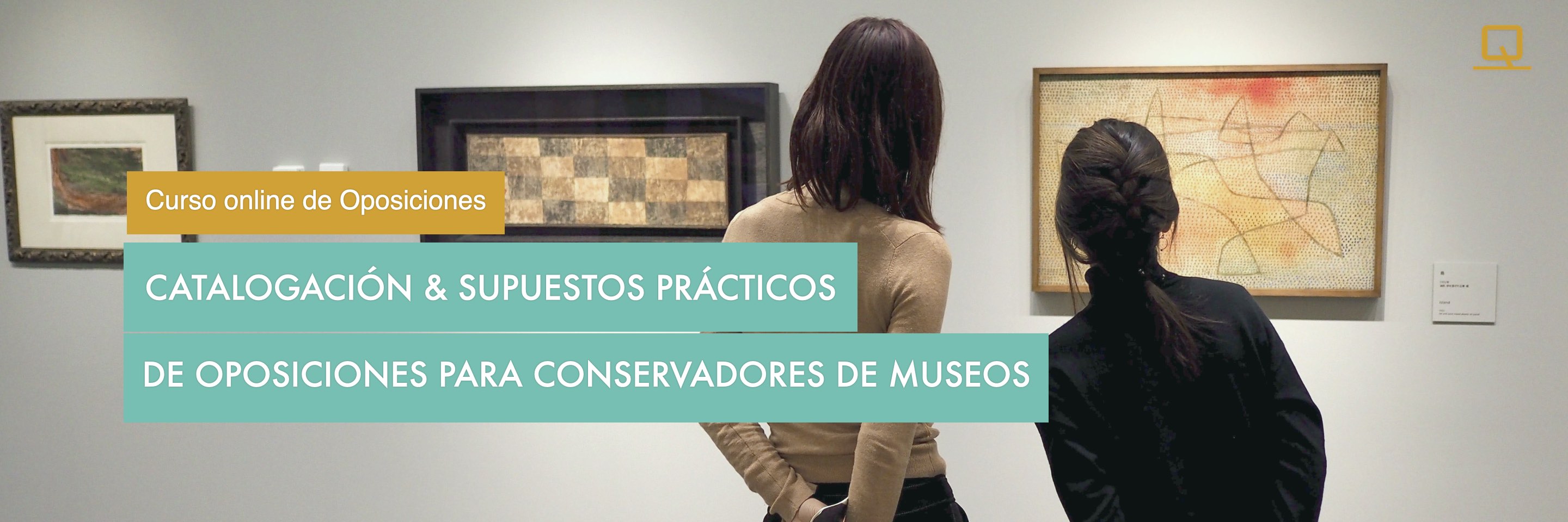 Curso de Catalogación y Supuestos Prácticos de Oposiciones para Conservadores de Museos (A1)