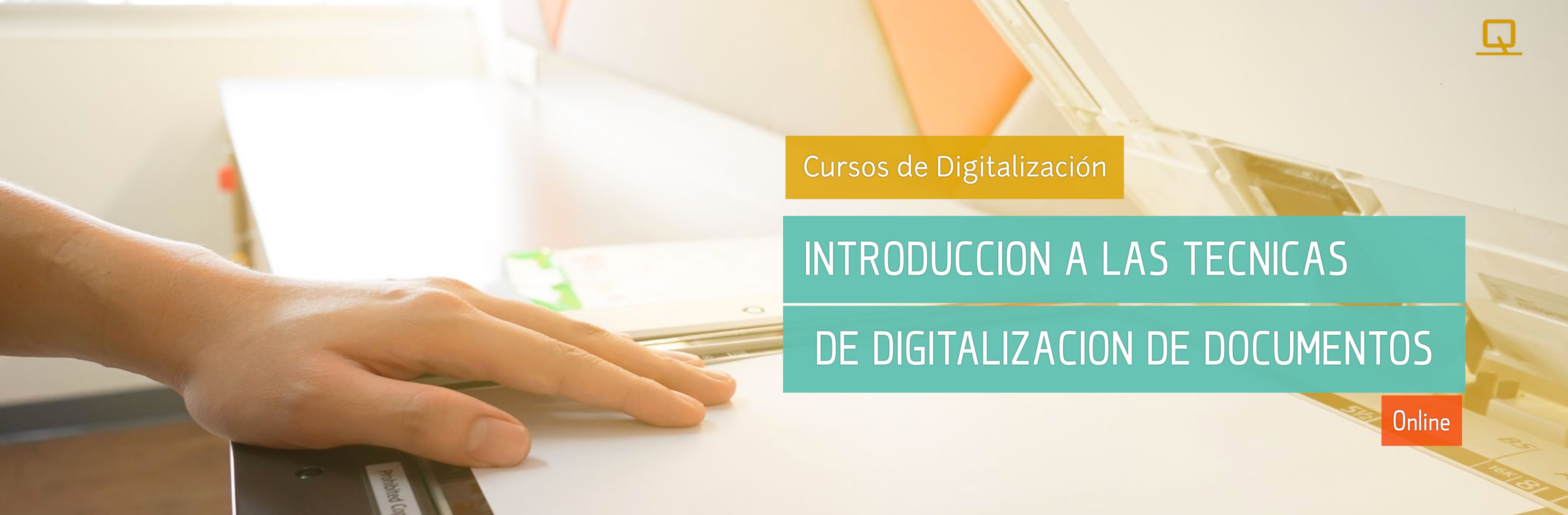  Curso de Introducción a las técnicas de digitalización de documentos 