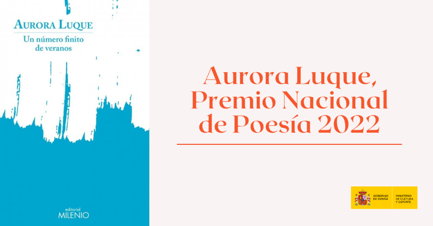 Aurora Luque, Premio Nacional de Poesía 2022