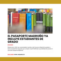 El Pasaporte Madroño ya incluye estudiantes de grado