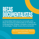 Se convocan ocho becas para la realización de prácticas profesionales en centros dependientes de la Dirección General de las Personas con Discapacidad.